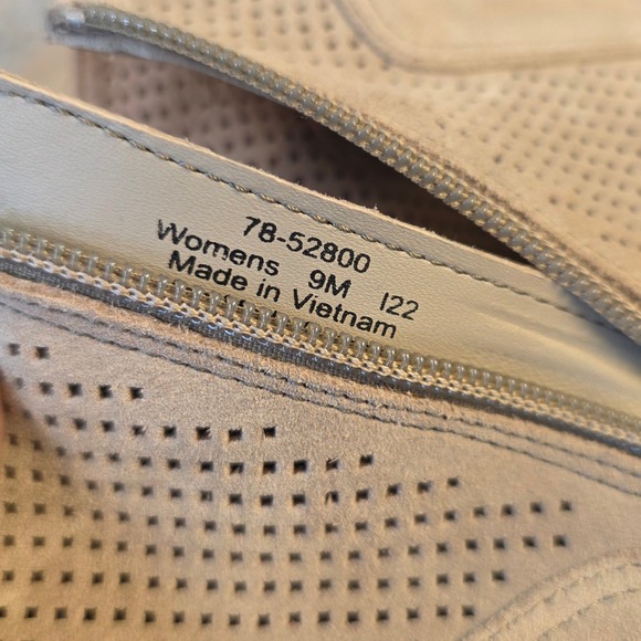 Johnston & Murphy Womens‎ Suede Perforated Ankle Boots Double Zip Booties 9M NEW - Picture 8 of 8